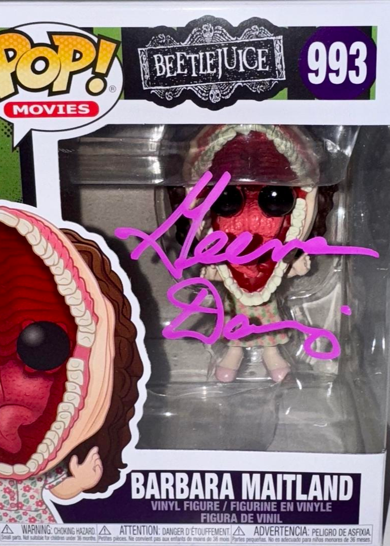 Geena Davis Signed Funko Pop #993 "Barbara Maitland" (Beetlejuice) - OC Celebrity COA